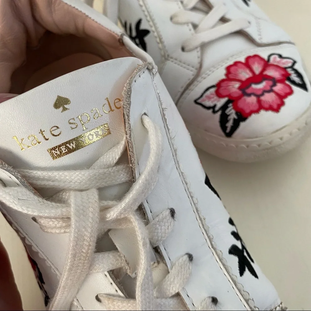 Kate Spade Everhart Embroidered Sneskers_7